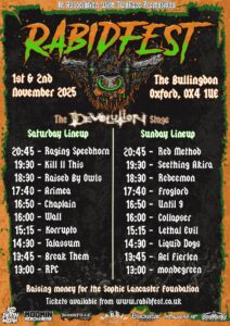 Poster provided by Rabidfest