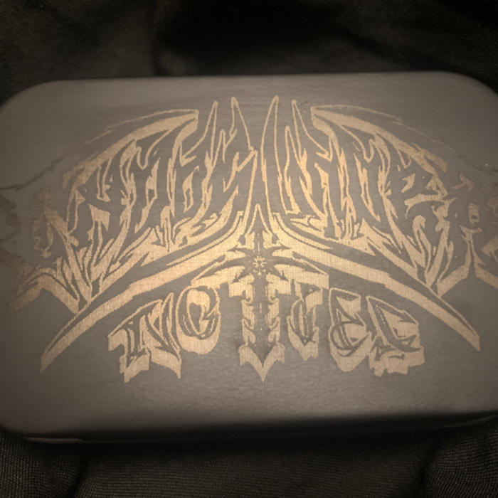 Chaos Under No Ties Metal Tobacco Tin